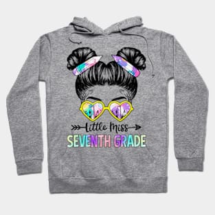 Little Miss 7th Grade Girls Back To School Shirt Daughter Hoodie